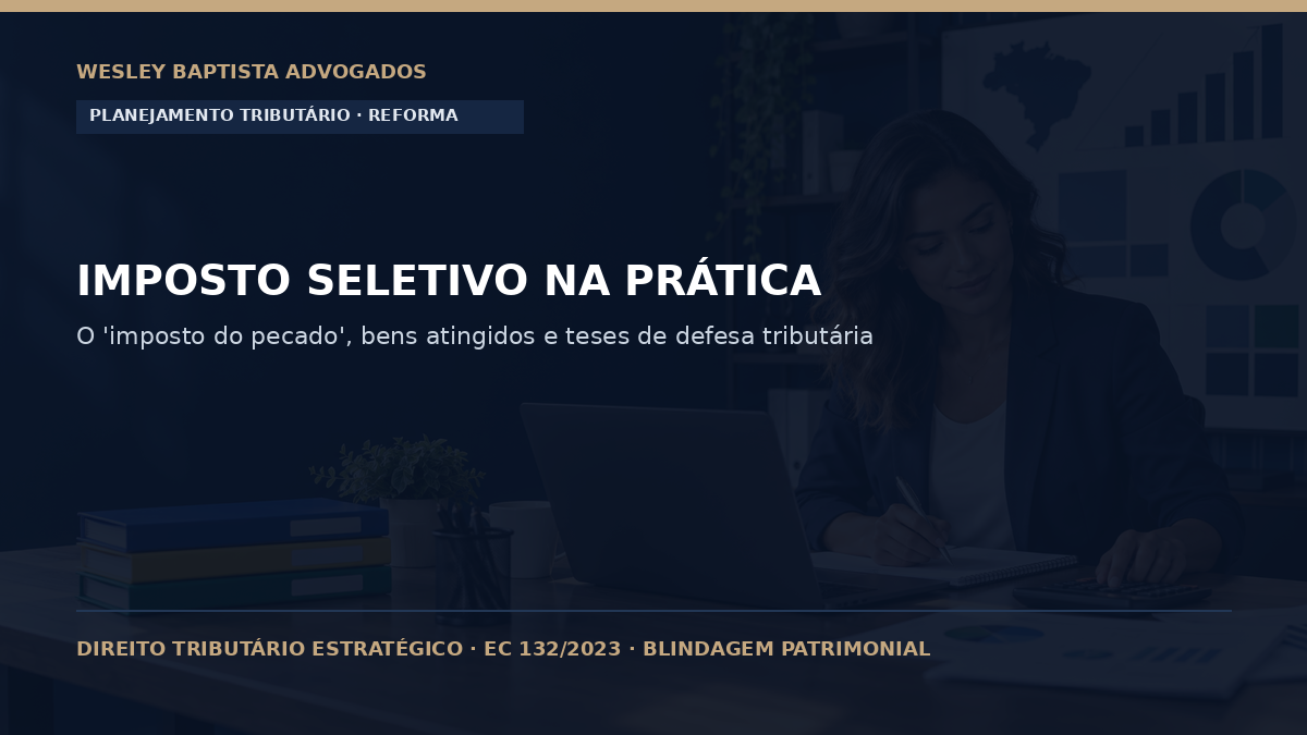 Imposto Seletivo ('Imposto do Pecado') e Planejamento Tributário: Estratégias de Defesa e Adequação