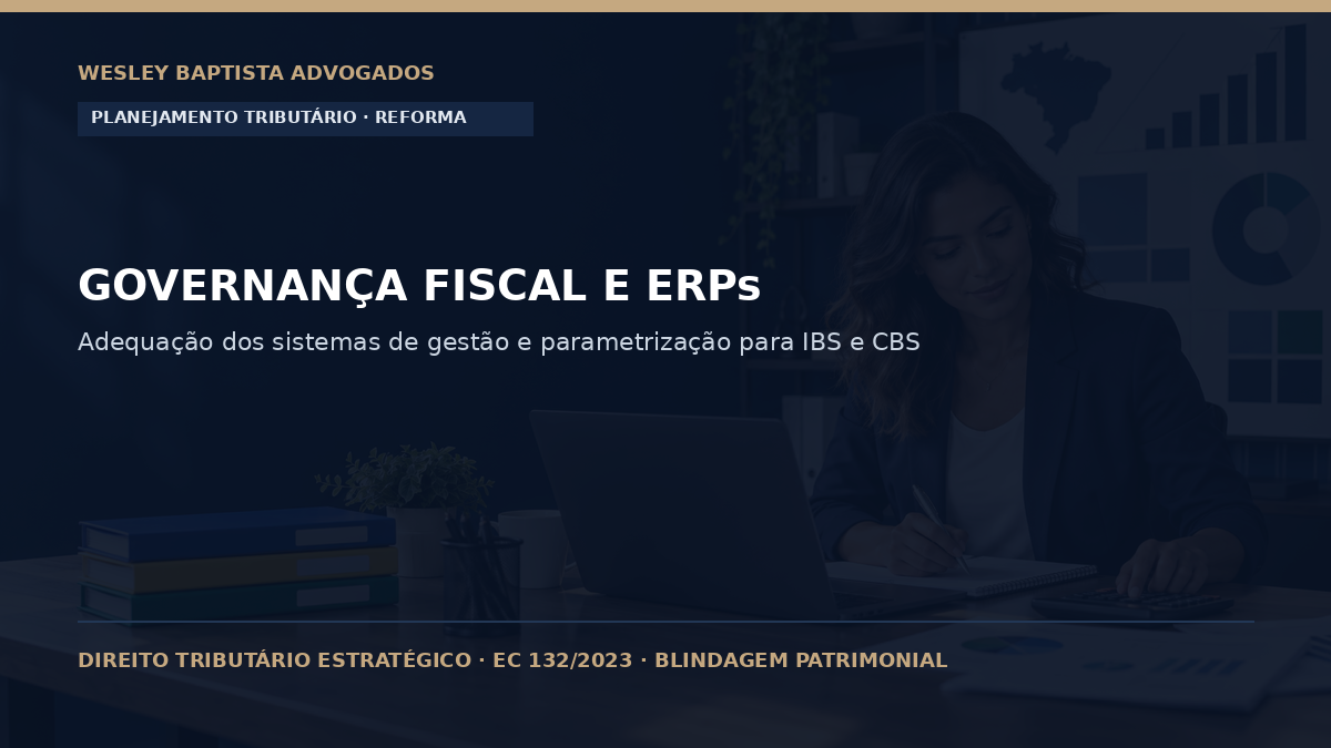 Auditoria Prévia e Governança Fiscal: Como Preparar ERPs e Processos para o IBS e CBS