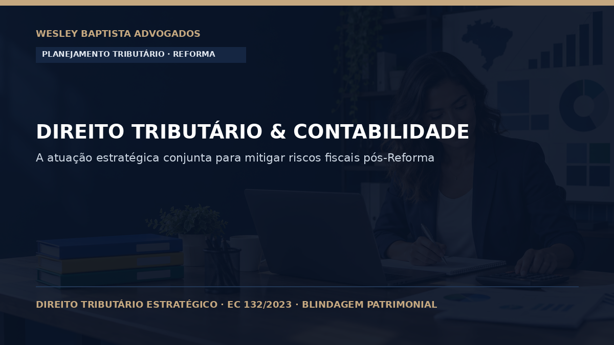 Consultoria Jurídica Tributária vs Contabilidade: Como Atuam em Conjunto no Planejamento da Reforma